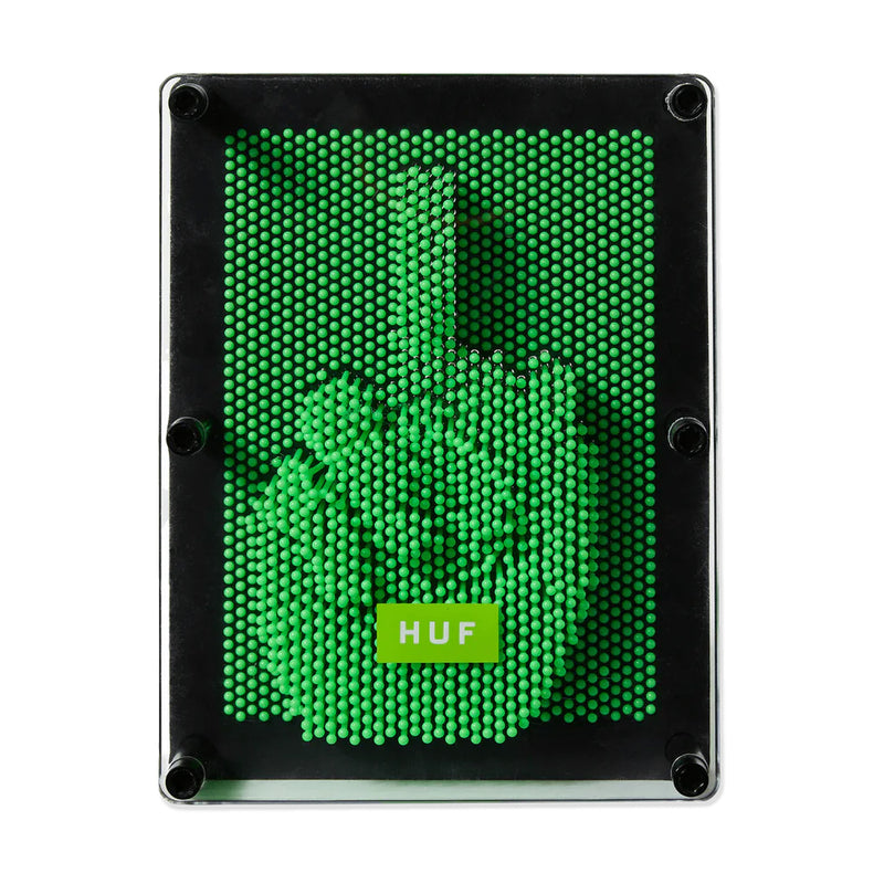 huf ac00756 hufgr pin art sculpture huf green