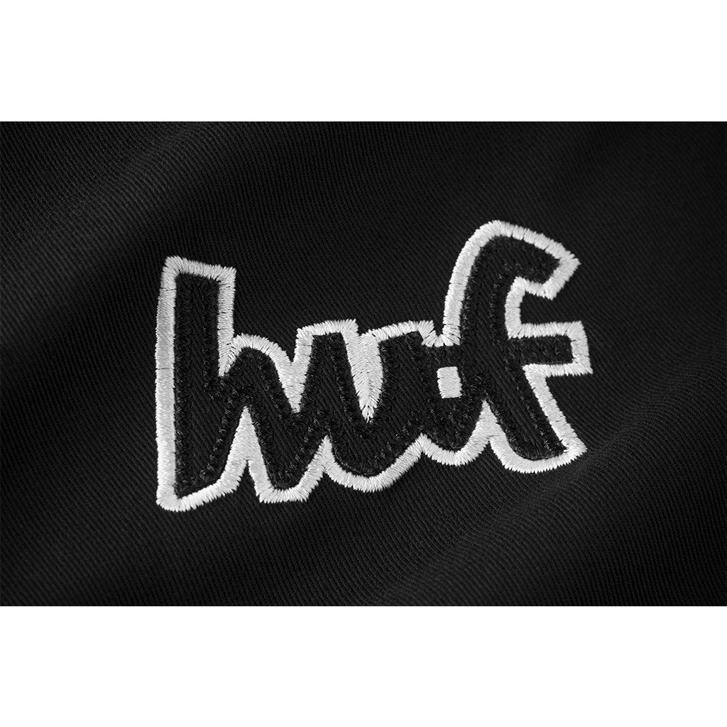 Huf X Chocolate JK63004 Chunk Varsity Jacket Black White