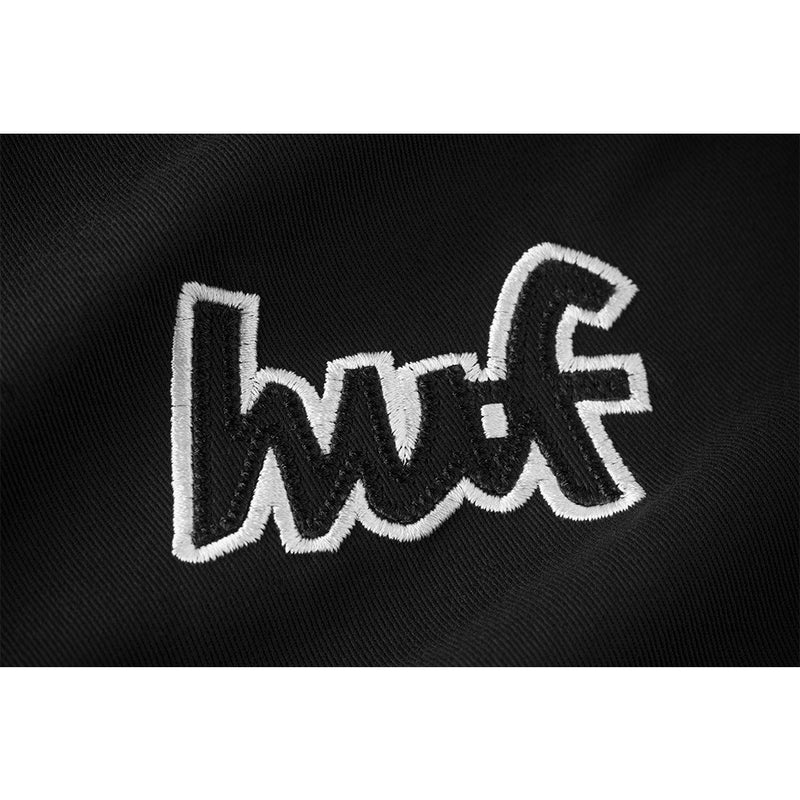 HUF CHUNK VARSITY JACKET // BLACK/WHITE-The Collateral