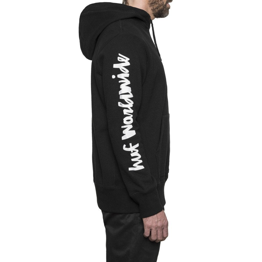 HUF CHUNK WORLDWIDE PULLOVER HOOD // BLACK-The Collateral
