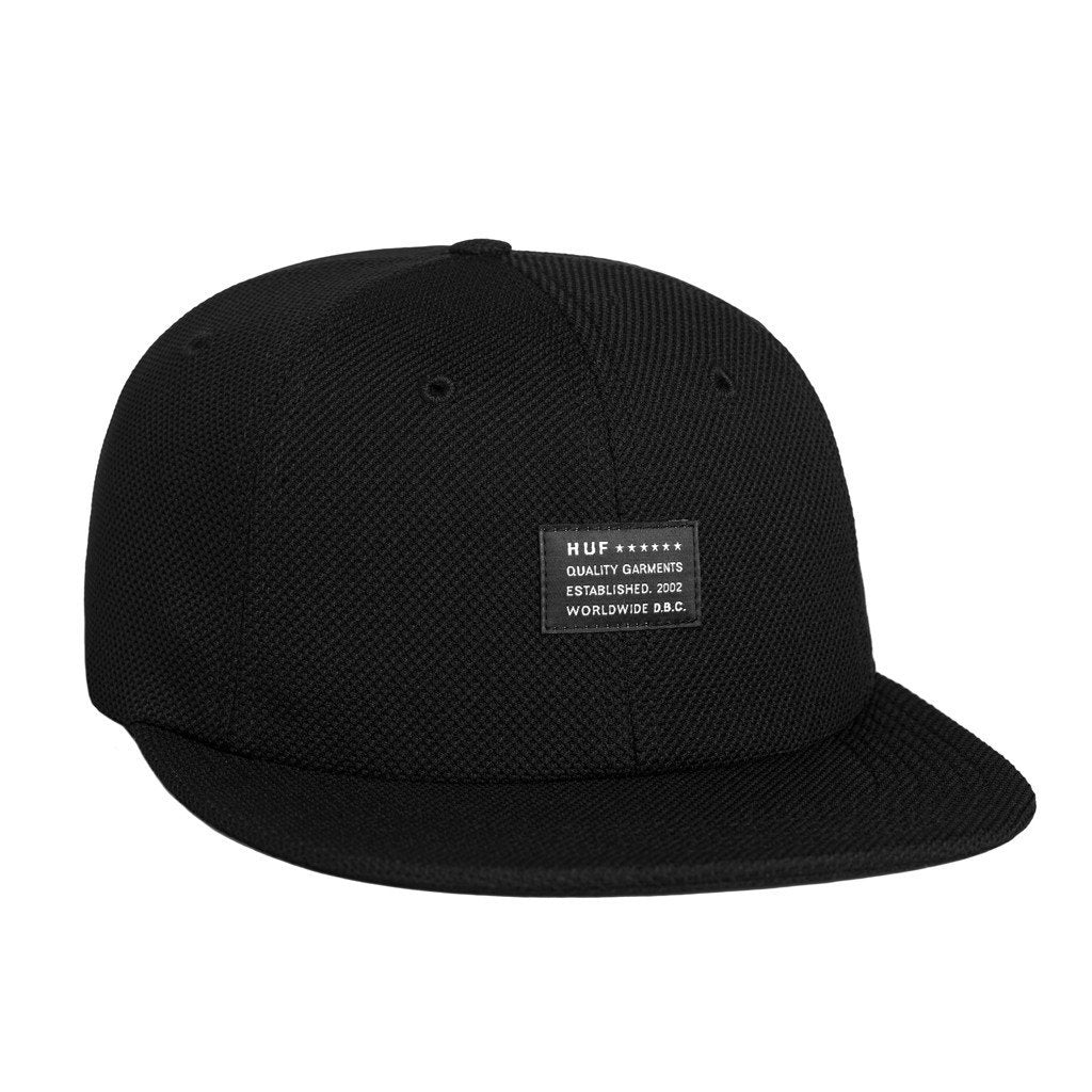 HUF DIAMOND KNIT 6 PANEL // BLACK-The Collateral