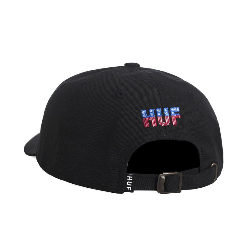 HUF FTW 6 PANEL CURVE BRIM HAT // BLACK-The Collateral
