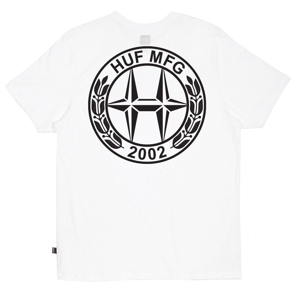 HUF H-CLASS TEE // WHITE-The Collateral
