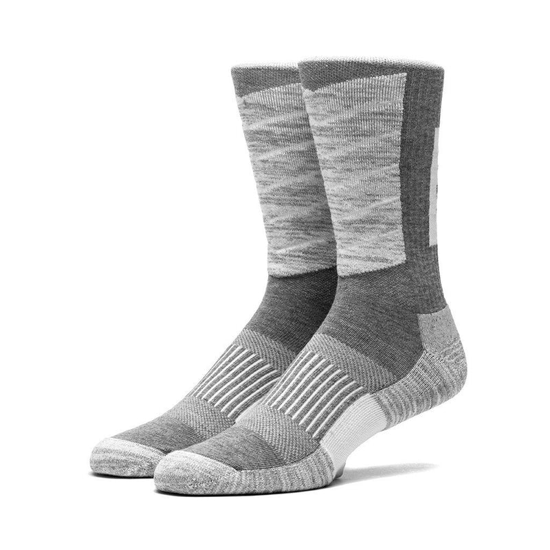 HUF PERFORMANCE PLUS CREW SOCK // GREY HEATHER-The Collateral