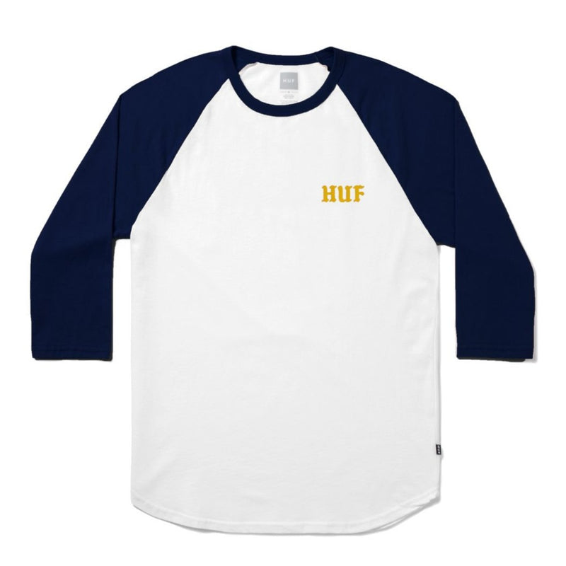 HUF ROCKERS RAGLAN // WHITE/NAVY-The Collateral