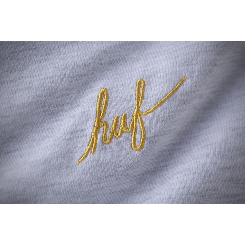HUF SCRIPT HENLEY // ATHLETIC HEATHER/MUSTARD-The Collateral