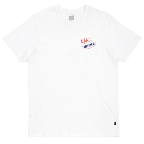 HUF SHROOMS TEE // WHITE-The Collateral