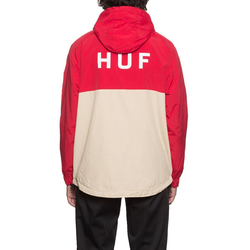HUF STANDARD SHELL JACKET \\ RED/TAN-The Collateral