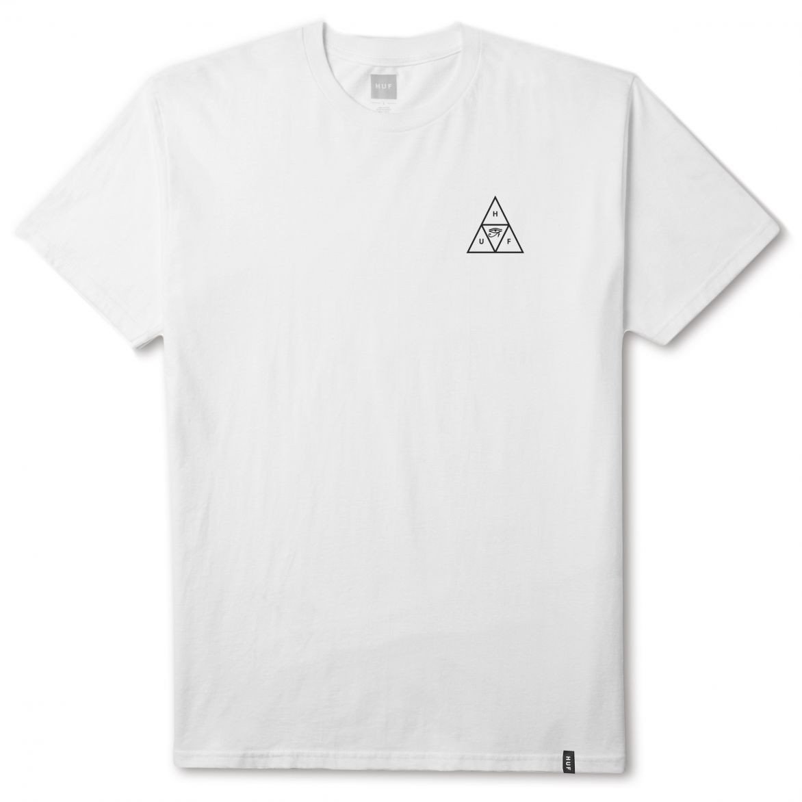 TS00048 HUF SUMRA TRIPLE TRIANGLE TEE \\ WHITE-The Collateral
