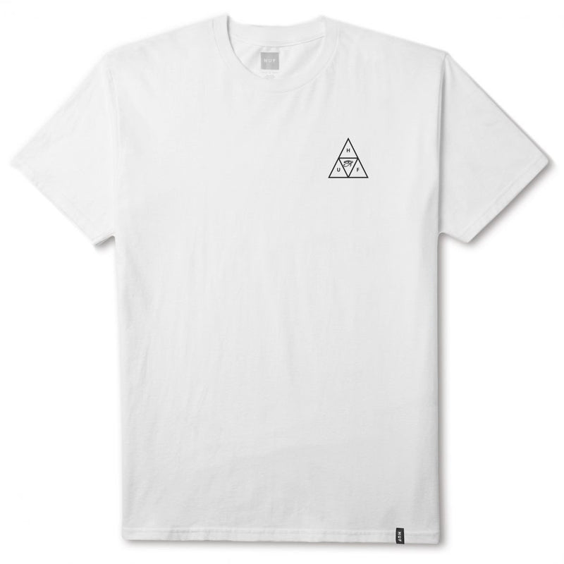 HUF SUMRA TRIPLE TRIANGLE TEE \\ WHITE-The Collateral