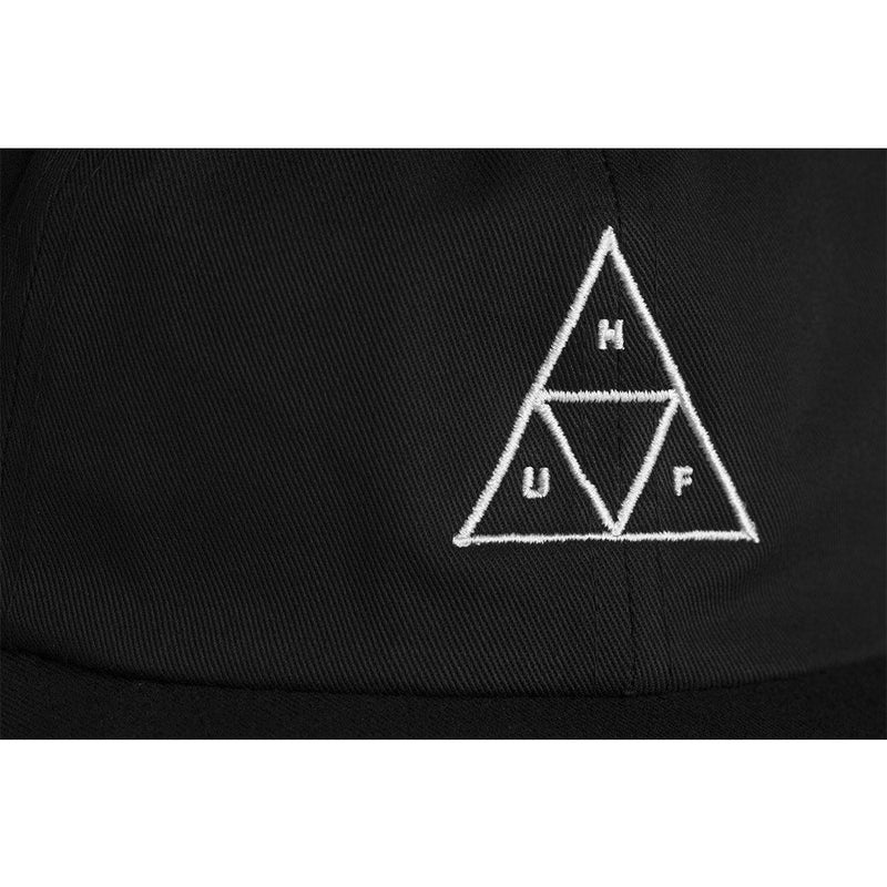 HUF TRIPLE TRIANGLE CURVED BRIM 6 PANEL // BLACK-The Collateral