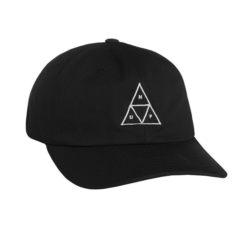 HUF TRIPLE TRIANGLE CURVED BRIM 6 PANEL // BLACK-The Collateral