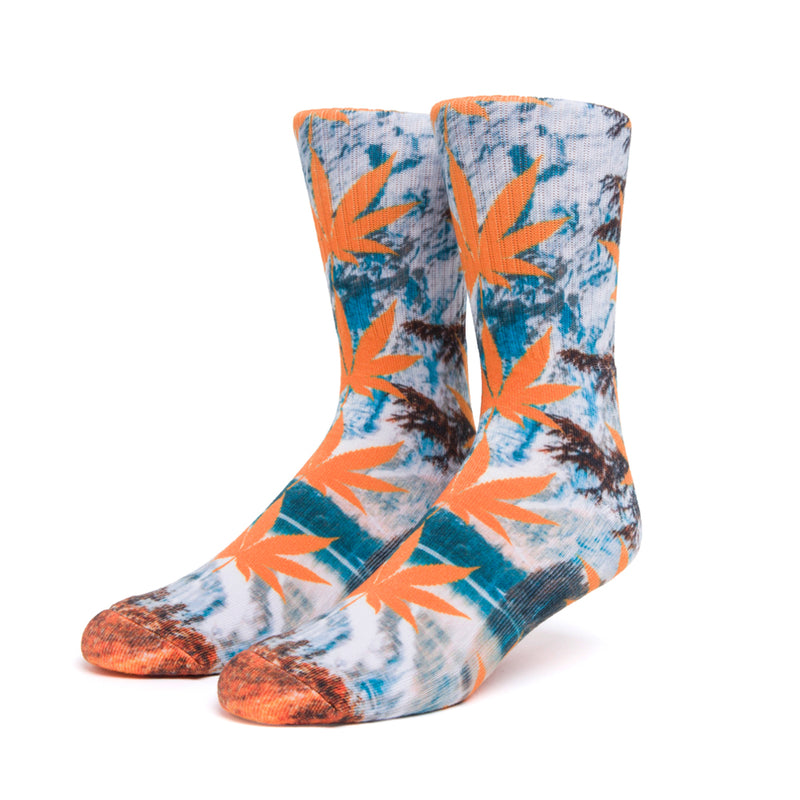huf worldwide digital nature plantlife sock orange sk00703 ornge