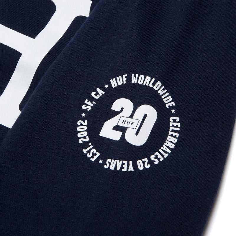 huf worldwide forever crew navy pf00459 navy