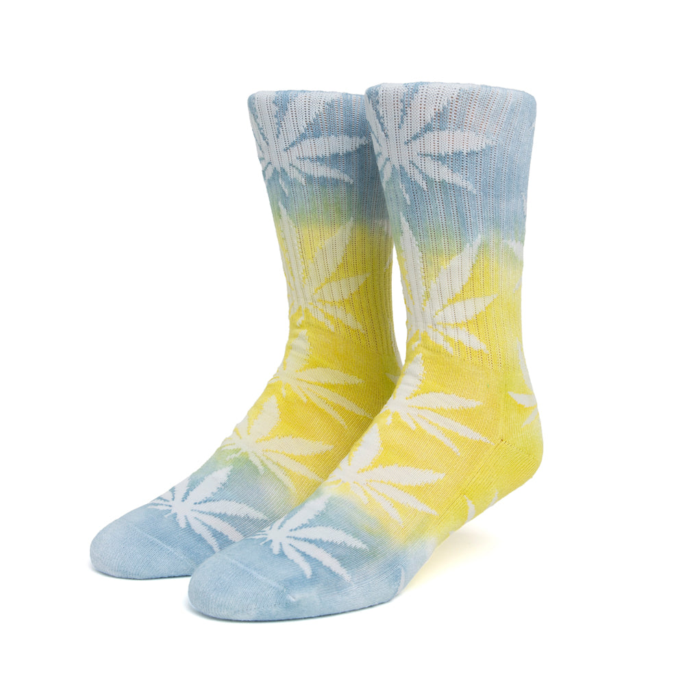 huf worldwide plantlife tiedye sock light blue sk00432 lblue