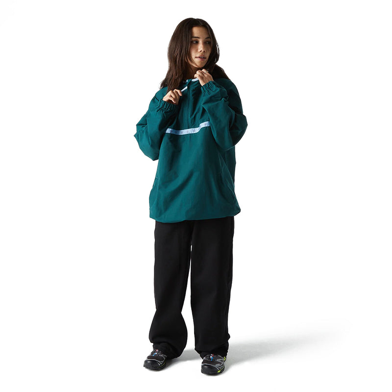 huf worldwide x crailtap blocks anorak jacket sycamore jk00403 scmre