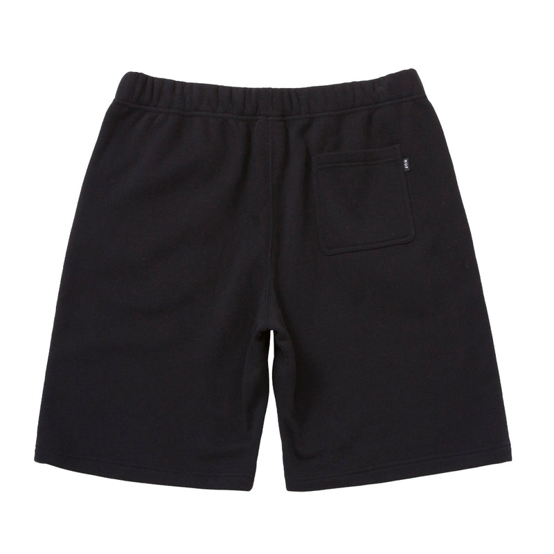 huf worldwide x marvel smash up fleece short black pt00260 black