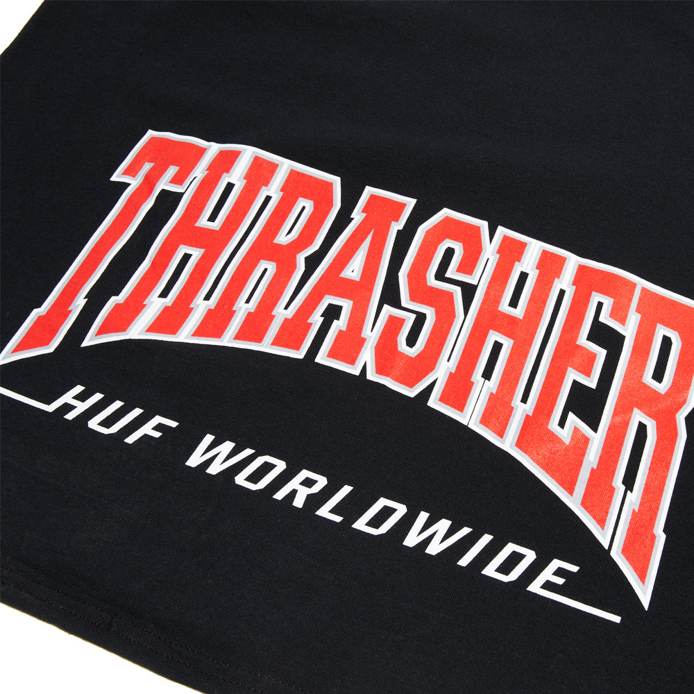 huf worldwide x thrasher high point ss tee black ts01919 black