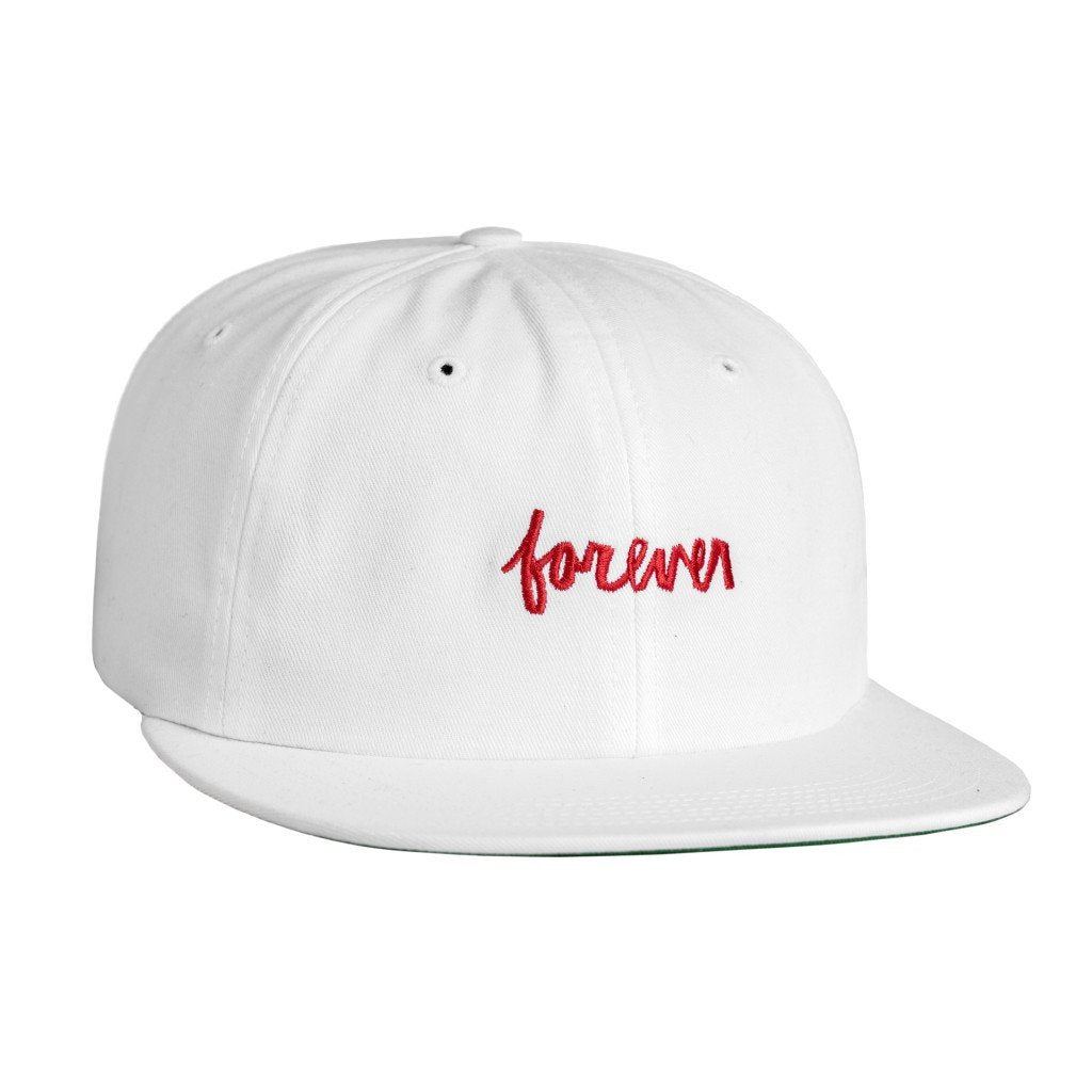 HUF X CHOCOLATE FOREVER 6 PANEL // WHITE-The Collateral