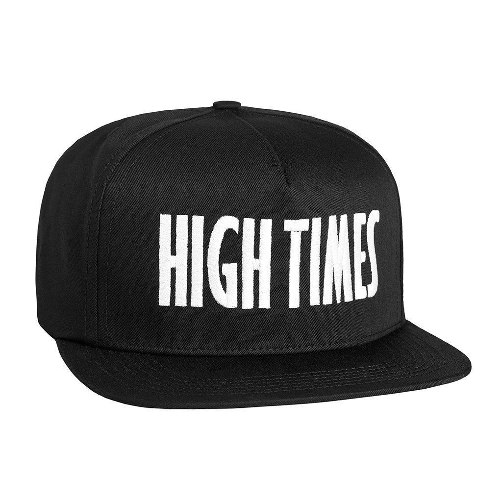 HUF X HIGH TIMES EMBROIDERED SNAPBACK // BLACK-The Collateral