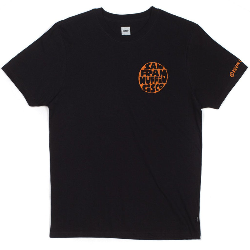HUF X KEVIN LYONS SF TEE // BLACK-The Collateral