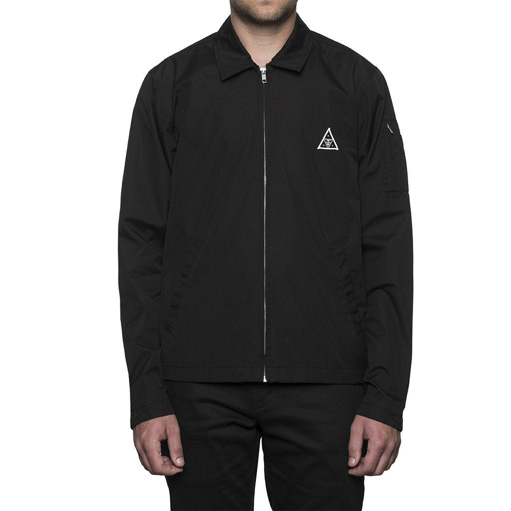 HUF X OBEY GAS STATION JACKET // BLACK-The Collateral
