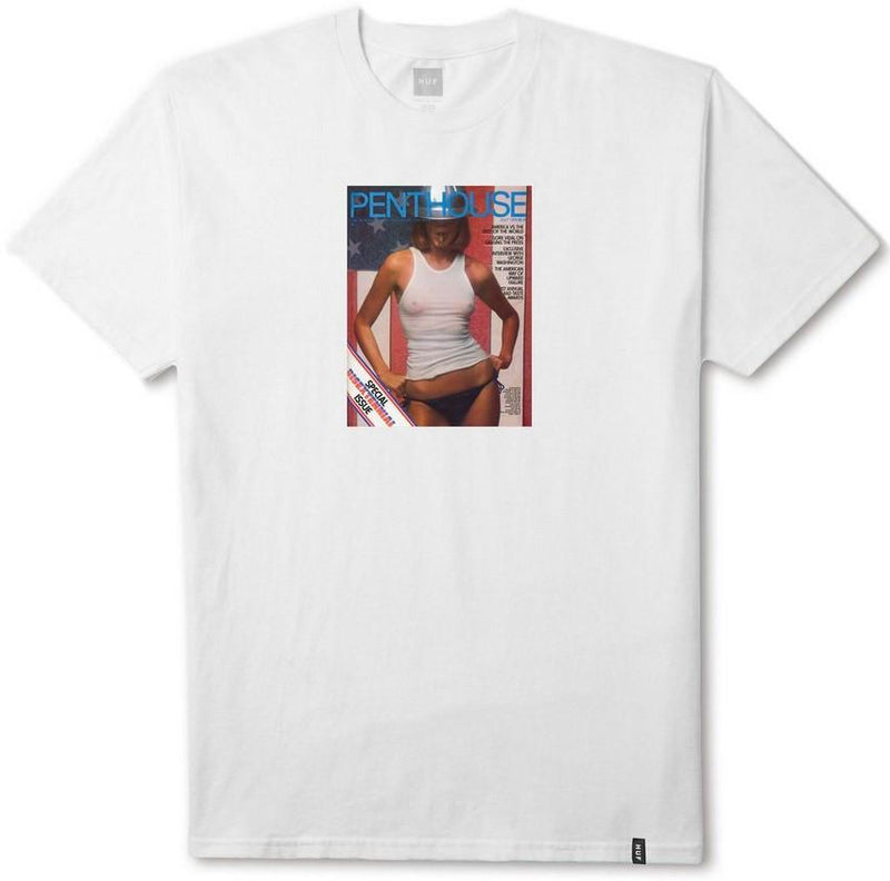 HUF X PENTHOUSE JULY 1974 TEE \\ WHITE-The Collateral
