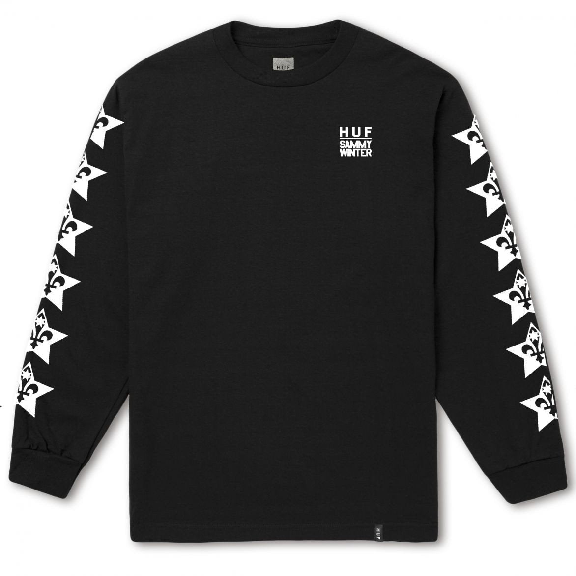 HUF X SAMMY WINTER LS TEE \\ BLACK-The Collateral