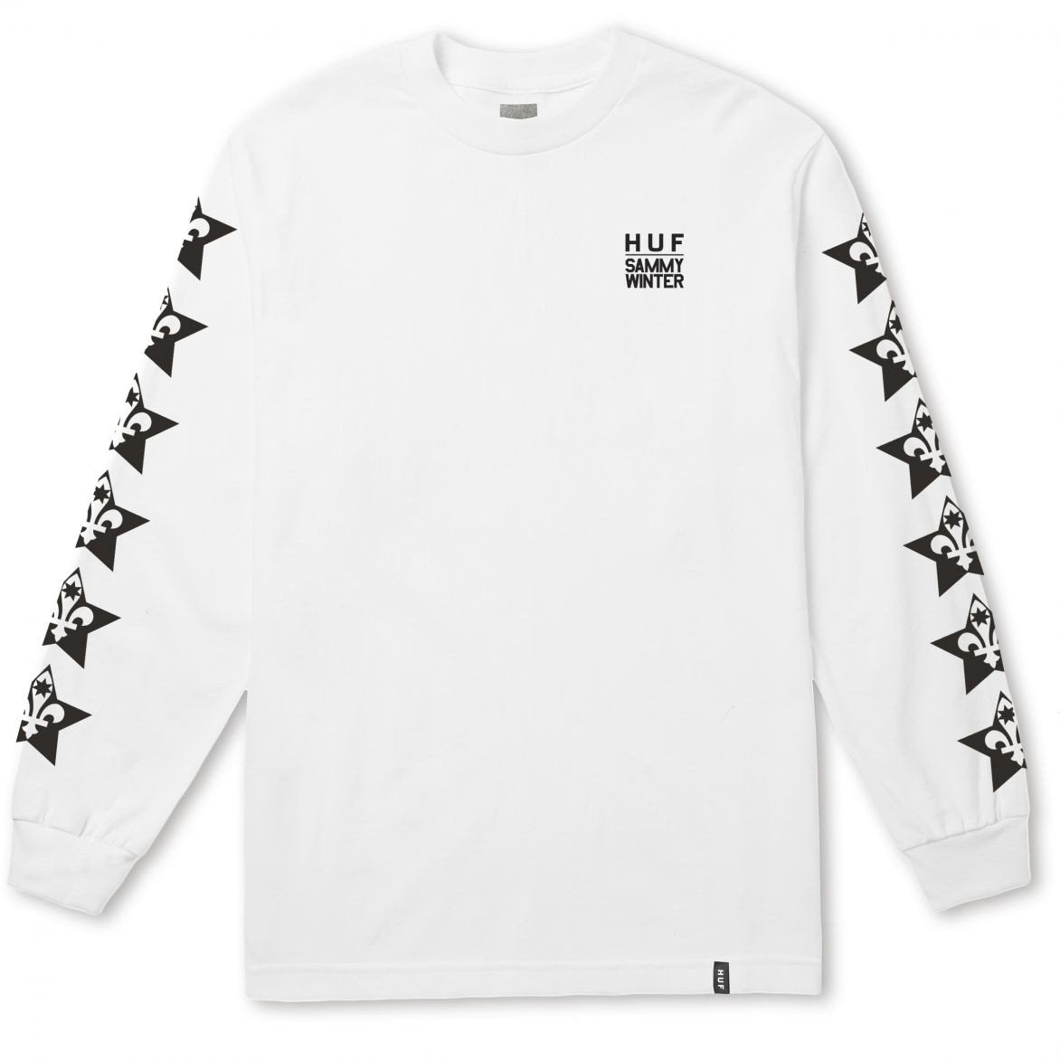 HUF X SAMMY WINTER LS TEE \\ WHITE-The Collateral