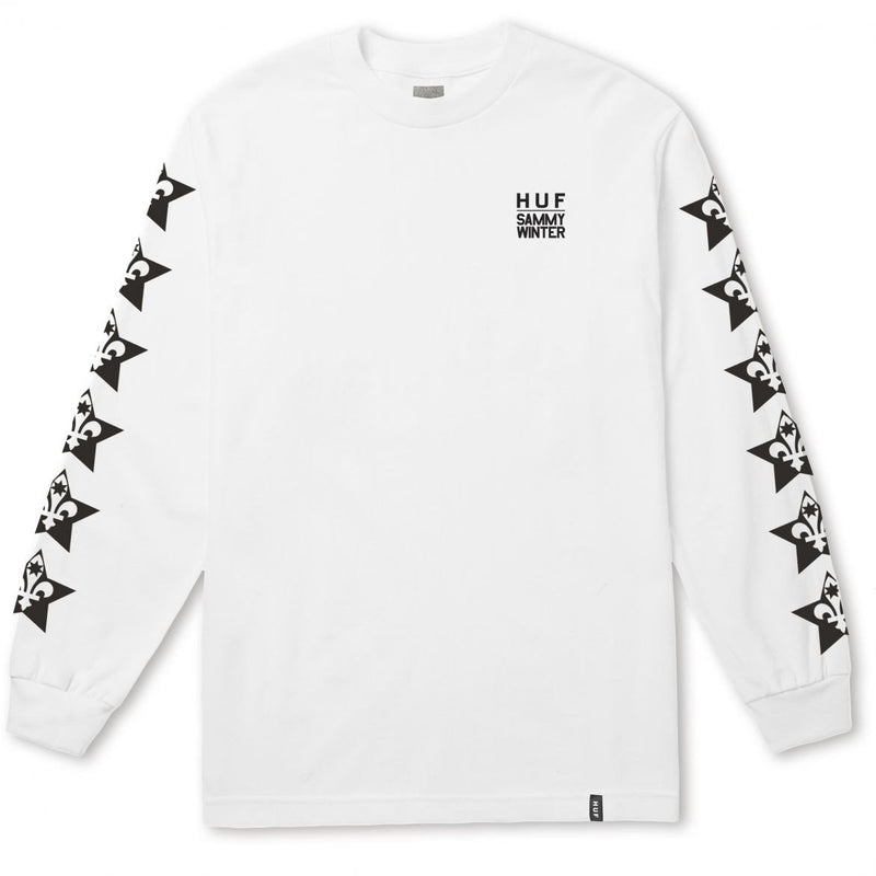 HUF X SAMMY WINTER LS TEE \\ WHITE-The Collateral