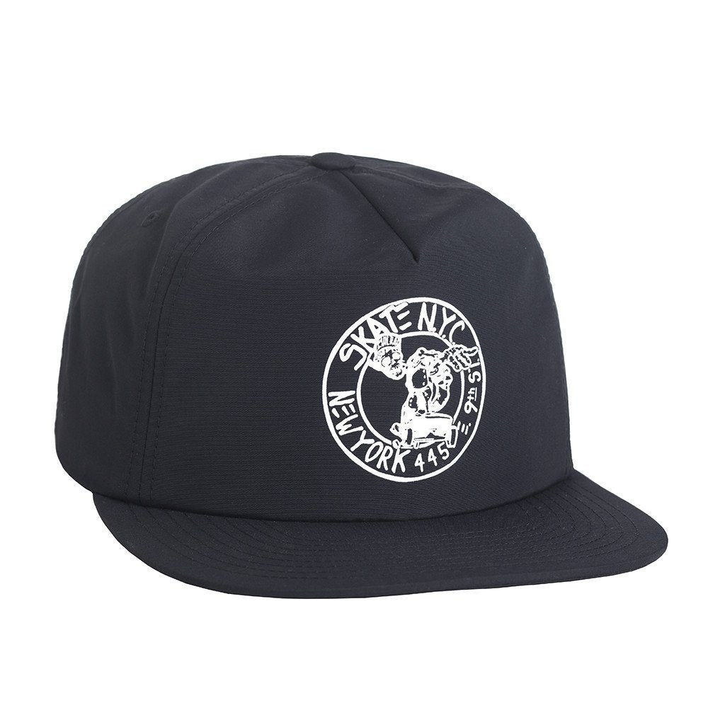 HUF X SKATE NYC ADDRESS SNAPBACK // BLACK-The Collateral