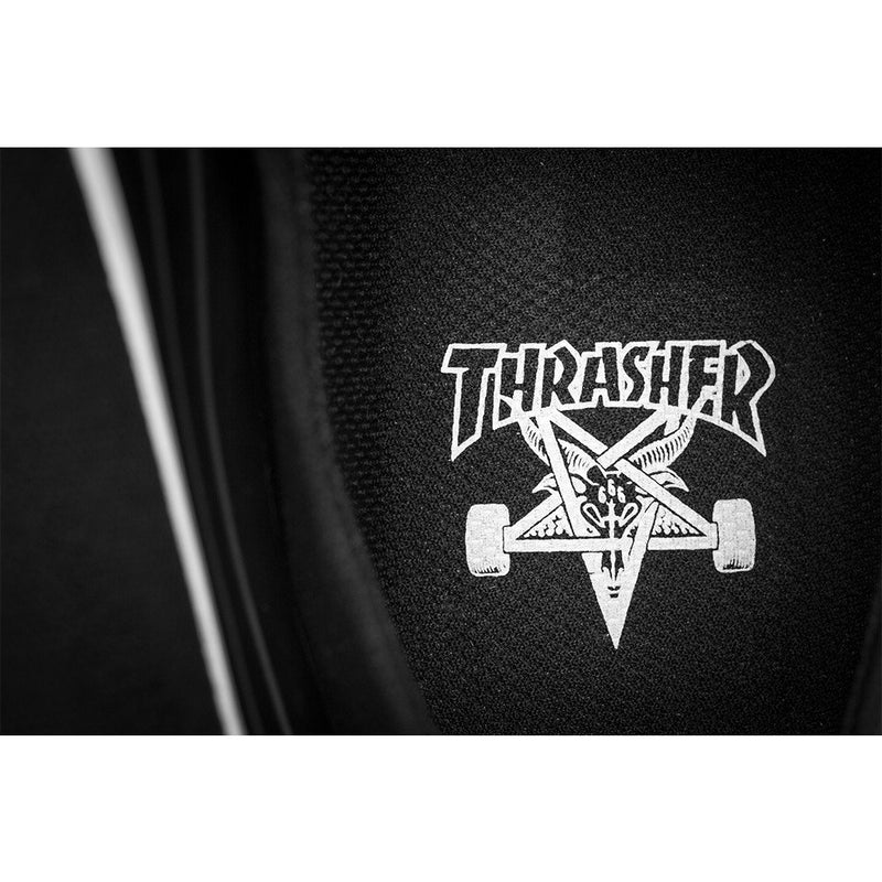 HUF X THRASHER CLASSIC LO // BLACK CANVAS-The Collateral
