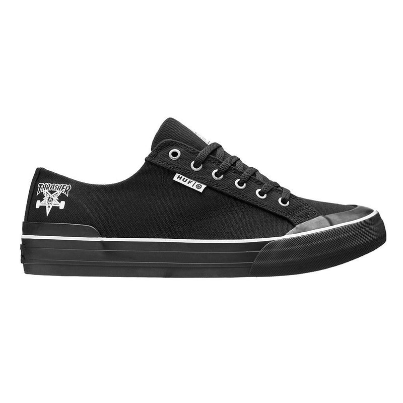 HUF X THRASHER CLASSIC LO // BLACK CANVAS-The Collateral