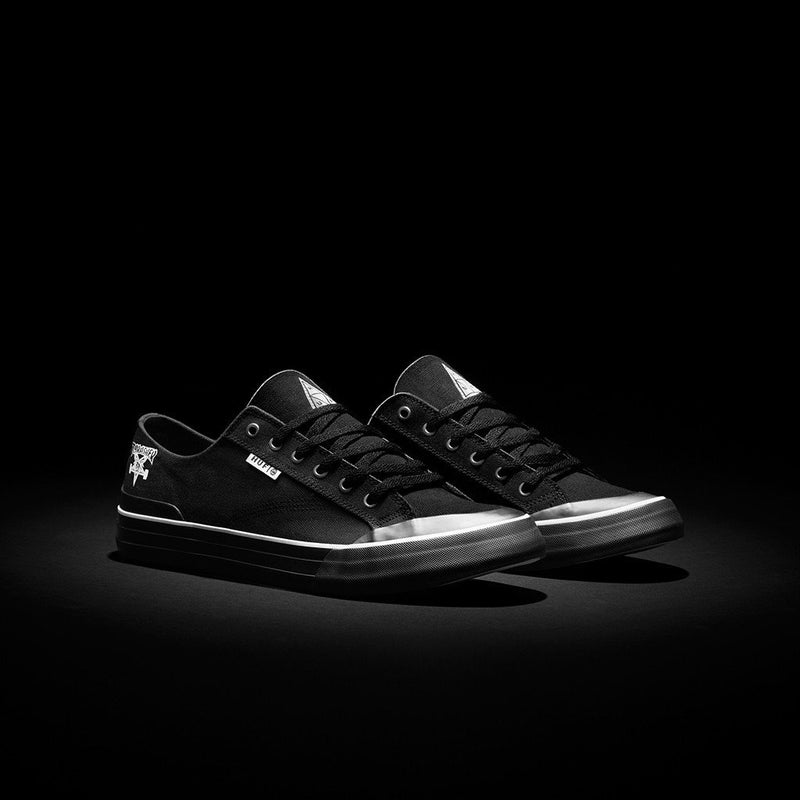 HUF X THRASHER CLASSIC LO // BLACK CANVAS-The Collateral