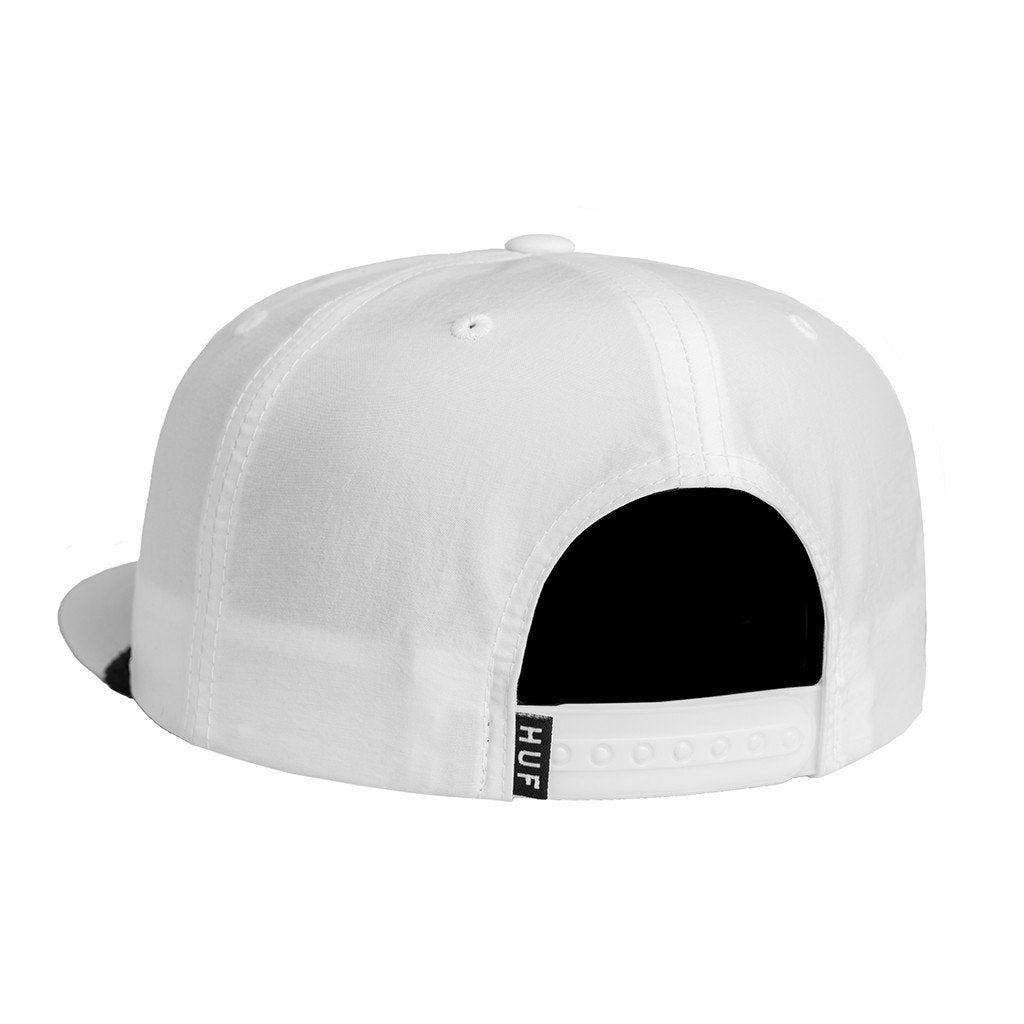 HUF X THRASHER COLLAB LOGO SNAPBACK // WHITE-The Collateral