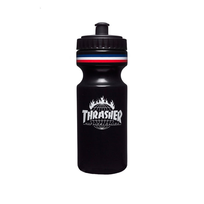 HUF X THRASHER WATER BOTTLE \\ BLACK-The Collateral