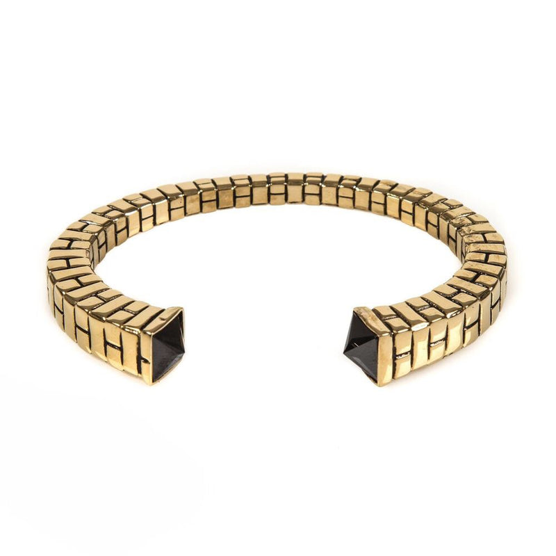 HAN CHOLO PYRAMID CUFF // BRASS GOLD