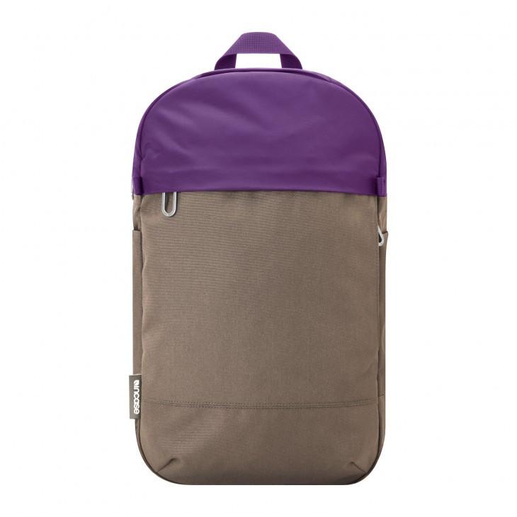 incase Campus Compact Backpack // PURPLE-WARM GRAY-The Collateral