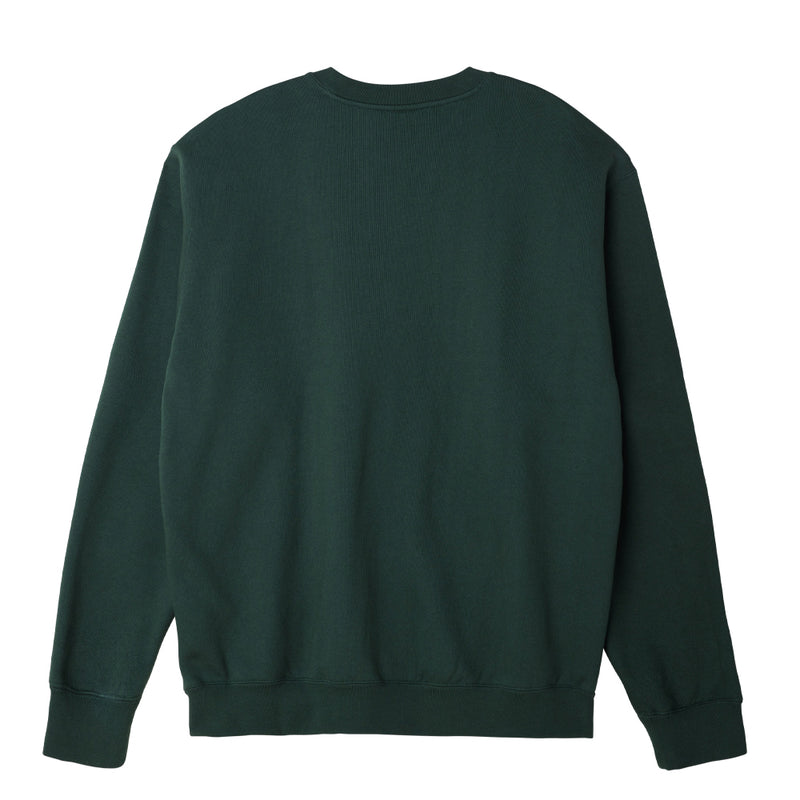 obey 112480112 obey icon extra heavy crew alpine green