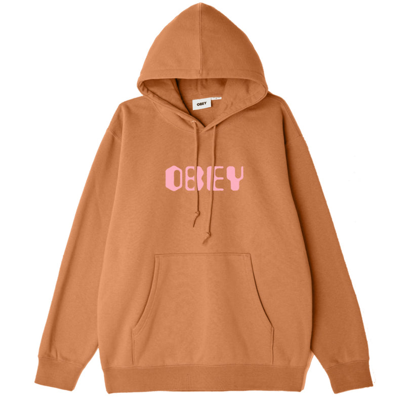 Orange obey hoodie sale