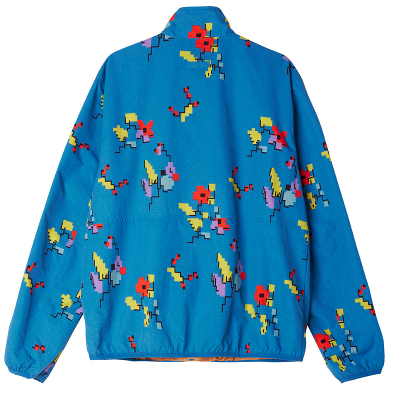obey 121800495 digital reversible jacket atlantic blue multi atb