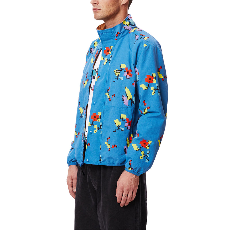 obey 121800495 digital reversible jacket atlantic blue multi atb