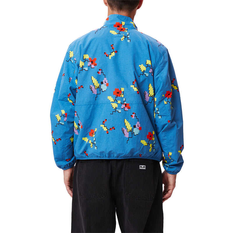 obey 121800495 digital reversible jacket atlantic blue multi atb