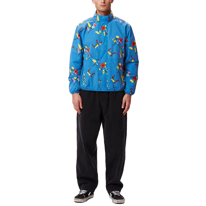 obey 121800495 digital reversible jacket atlantic blue multi atb