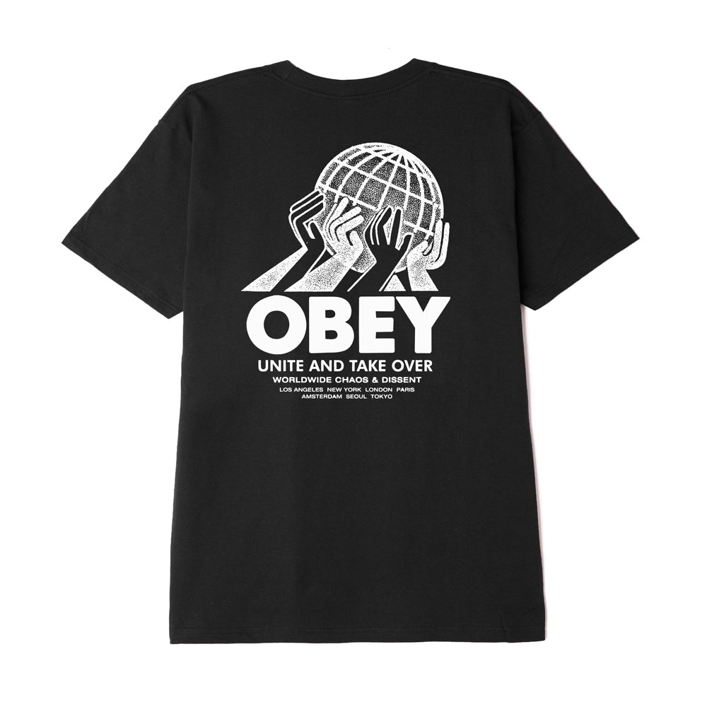obey 165263021 obey unite tee black