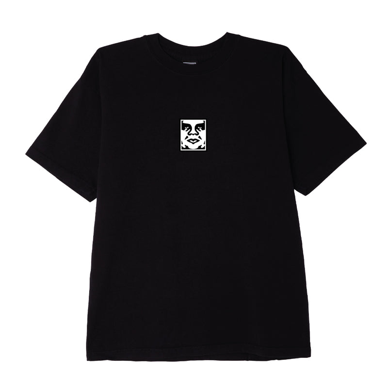obey 166913013 obey icon heavyweight tee off black