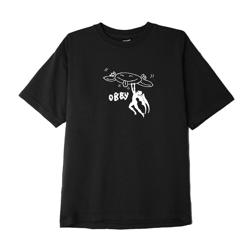 obey 166913105 new life heavyweight tee off black