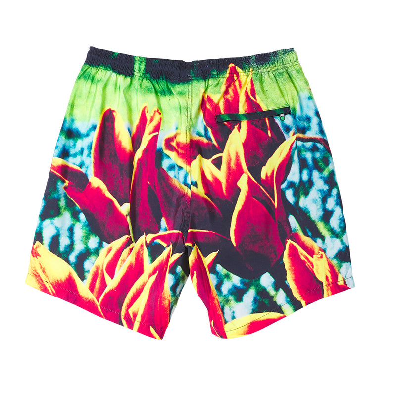obey 172120090 easy bloom shorts orange multi