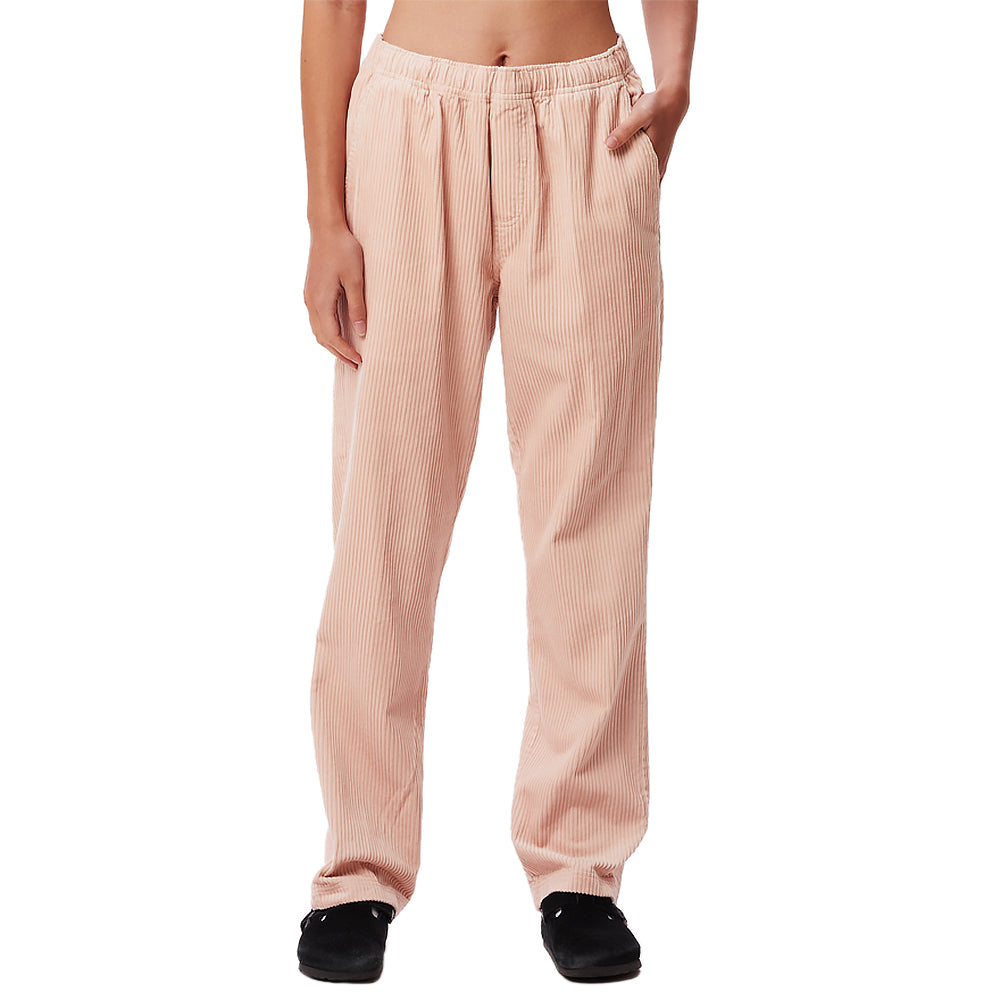 obey 242000104 alta corduroy pant pink clay