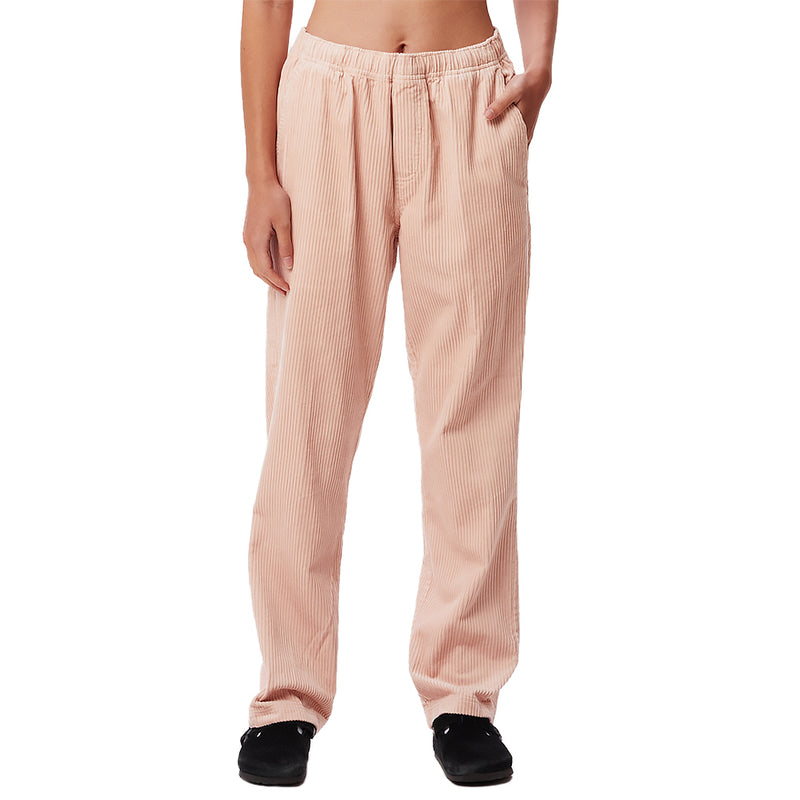 obey 242000104 alta corduroy pant pink clay 